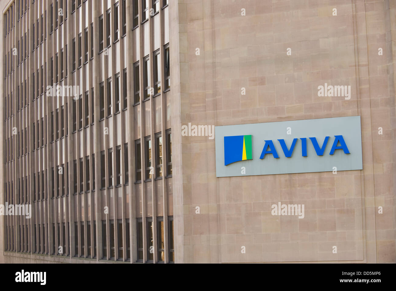 Exterior of AVIVA financial services office building in city of York North Yorkshire England UK Stock Photo
