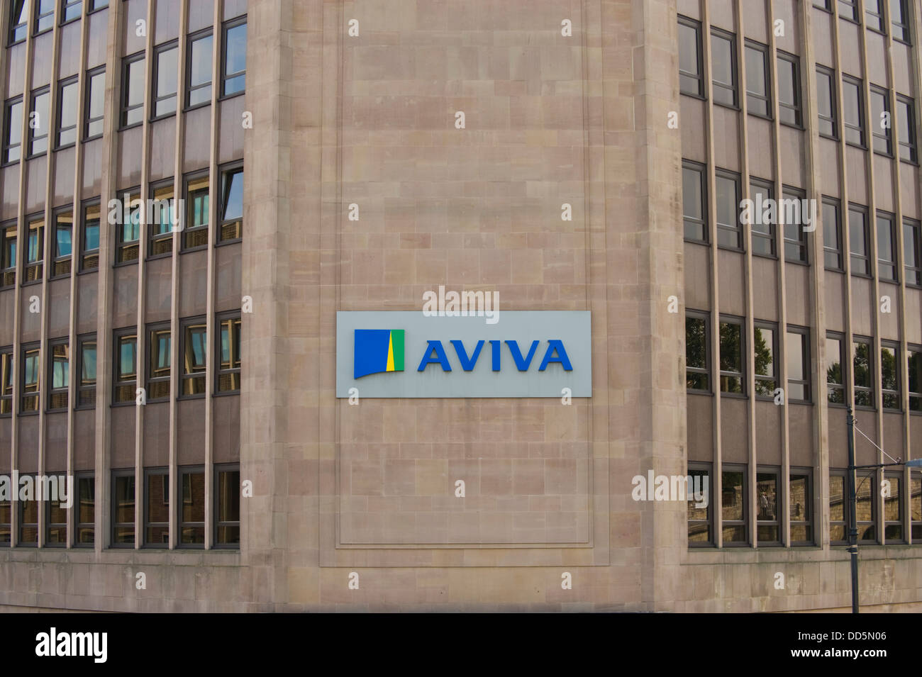 Exterior of AVIVA financial services office building in city of York North Yorkshire England UK Stock Photo