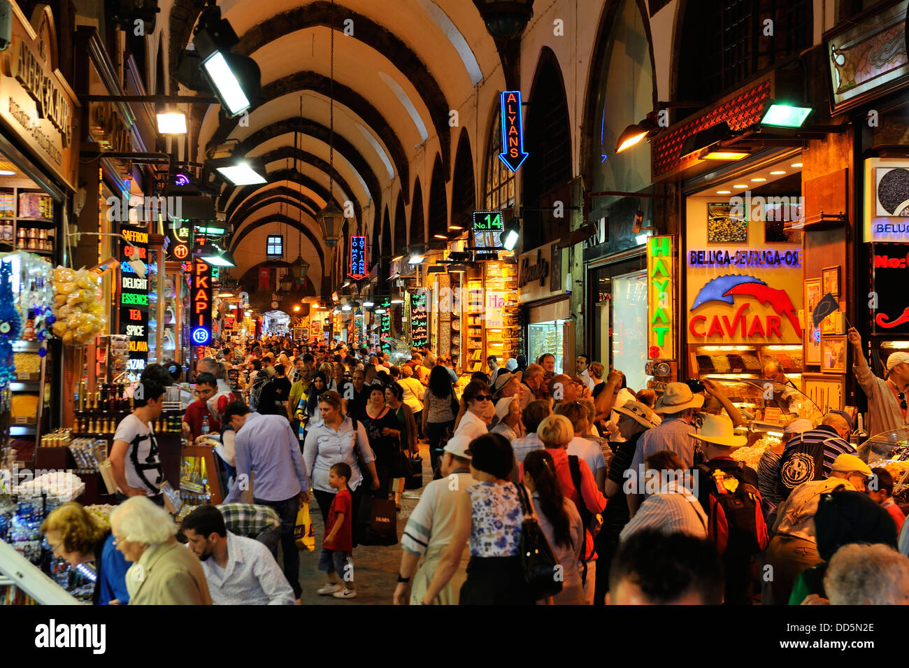 Spice Bazaar, Istanbul, Turkey Stock Photo