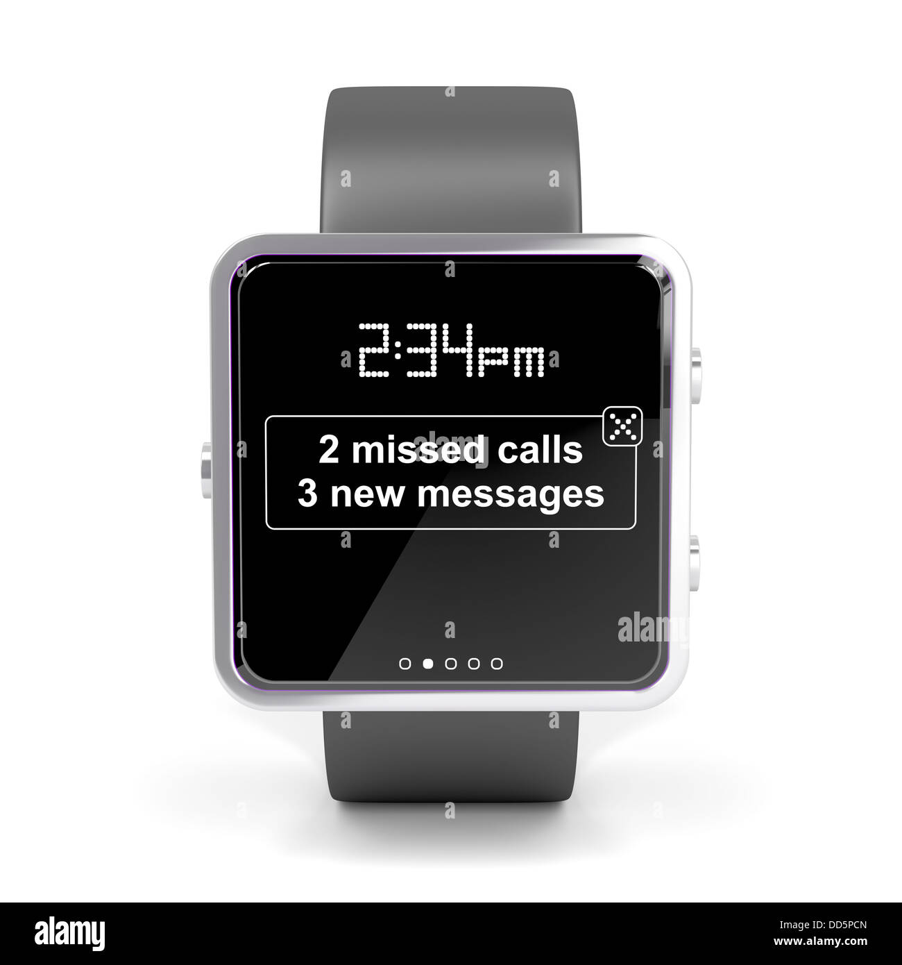 Front view of smart watch Stock Photo - Alamy