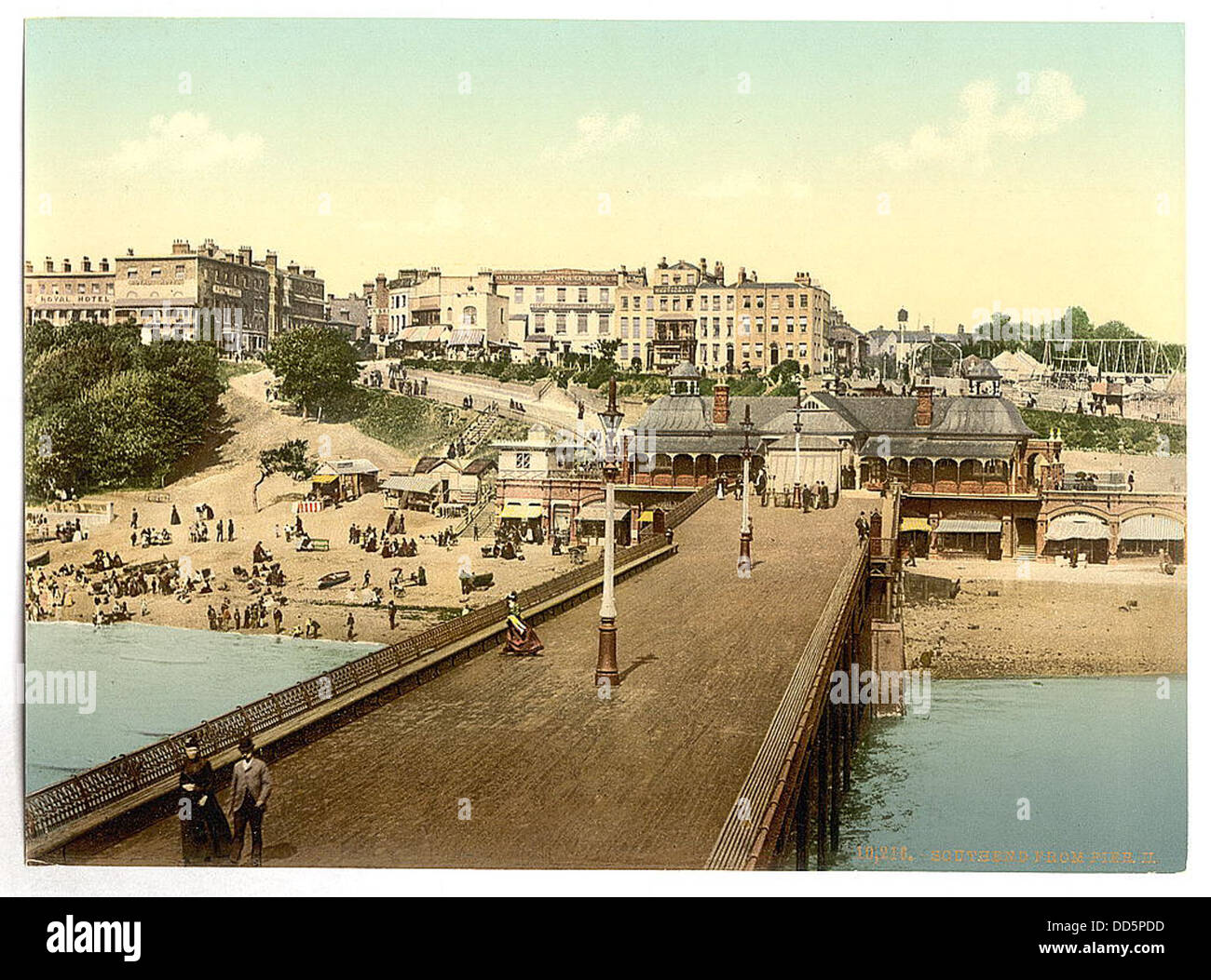 [View from the pier, II., Southend-on-Sea, England] (LOC) Stock Photo