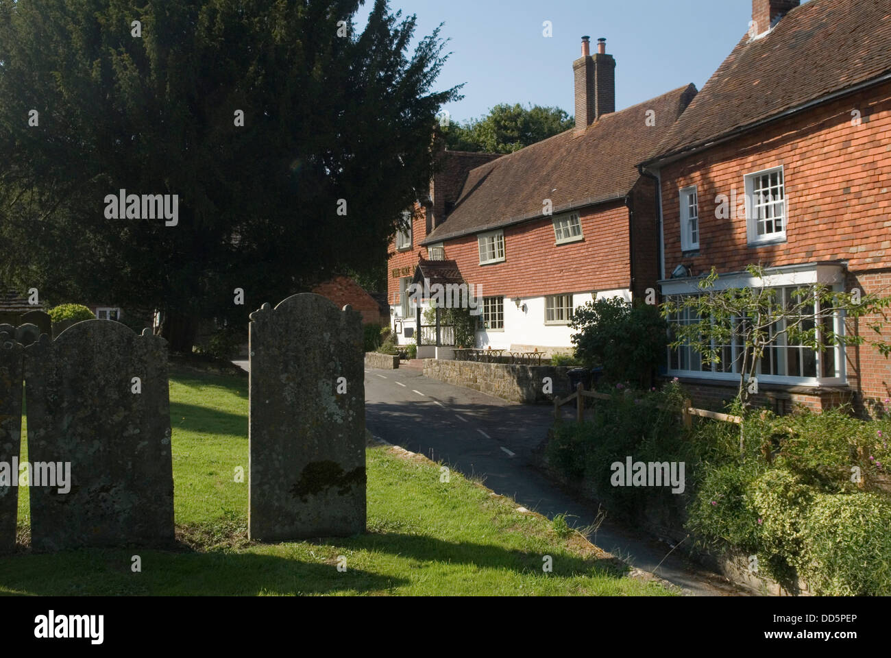 West Hoathy village in Mid Sussex The Cat Inn. England. 2013, 2010s HOMER SYKES Stock Photo