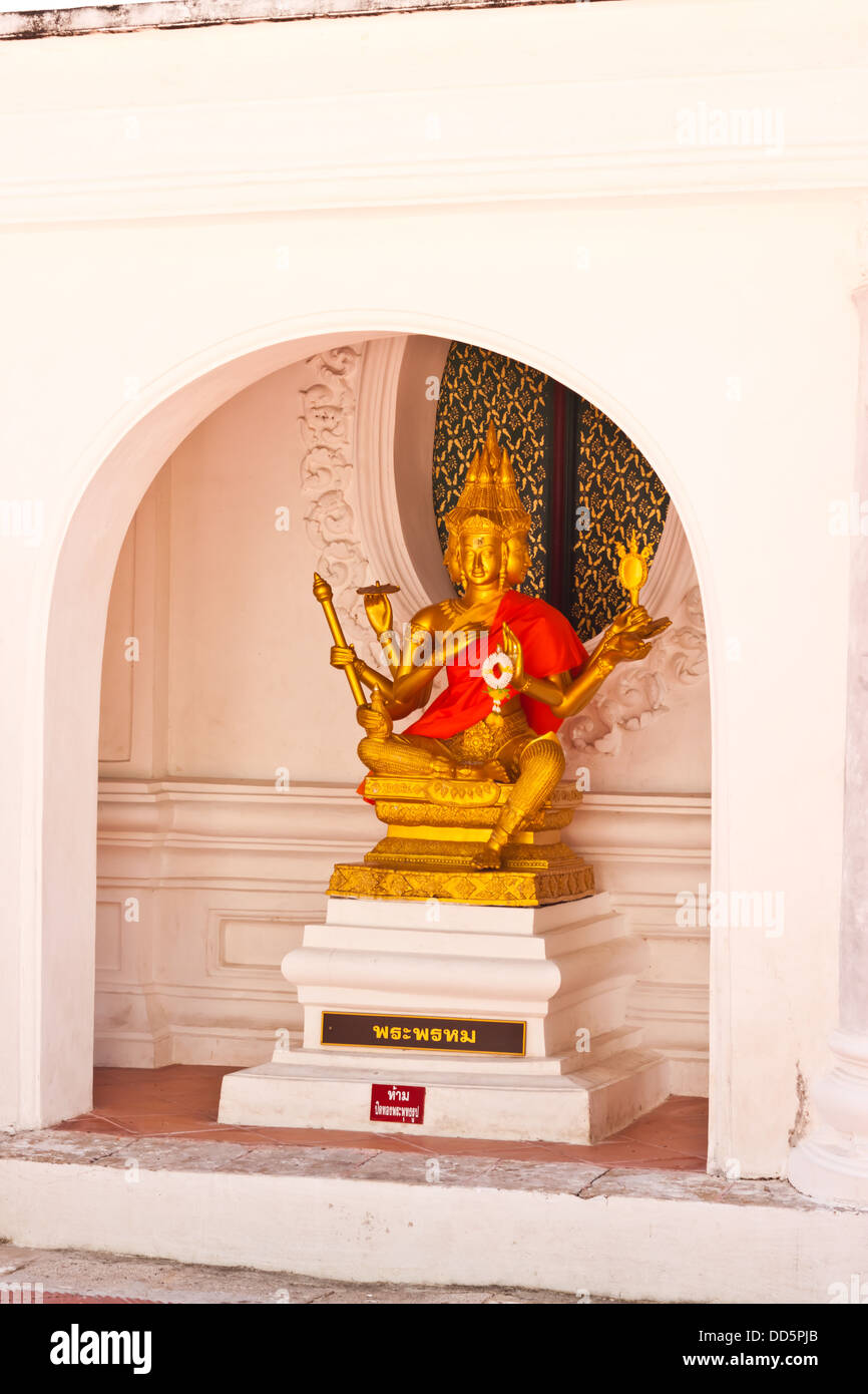 Brahma statue in thailand Stock Photo