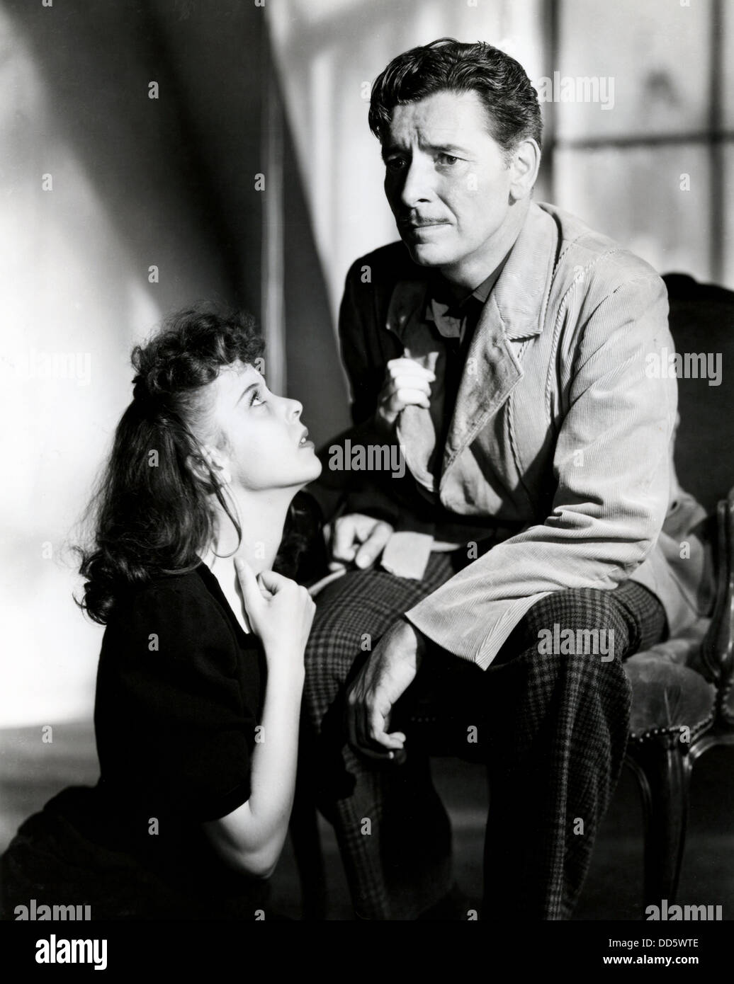 RONALD COLMAN (PORTRAIT) 'THE LIGHT THAT FAILED (1939)' WITH IDA LUPINO RDCL 006 MOVIESTORE COLLECTION LTD Stock Photo
