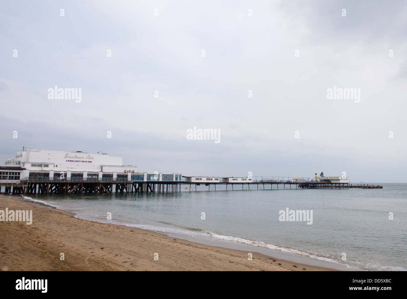 Sandown Pier, Sandown, Isle of Wight, Hampshire, England Stock Photo