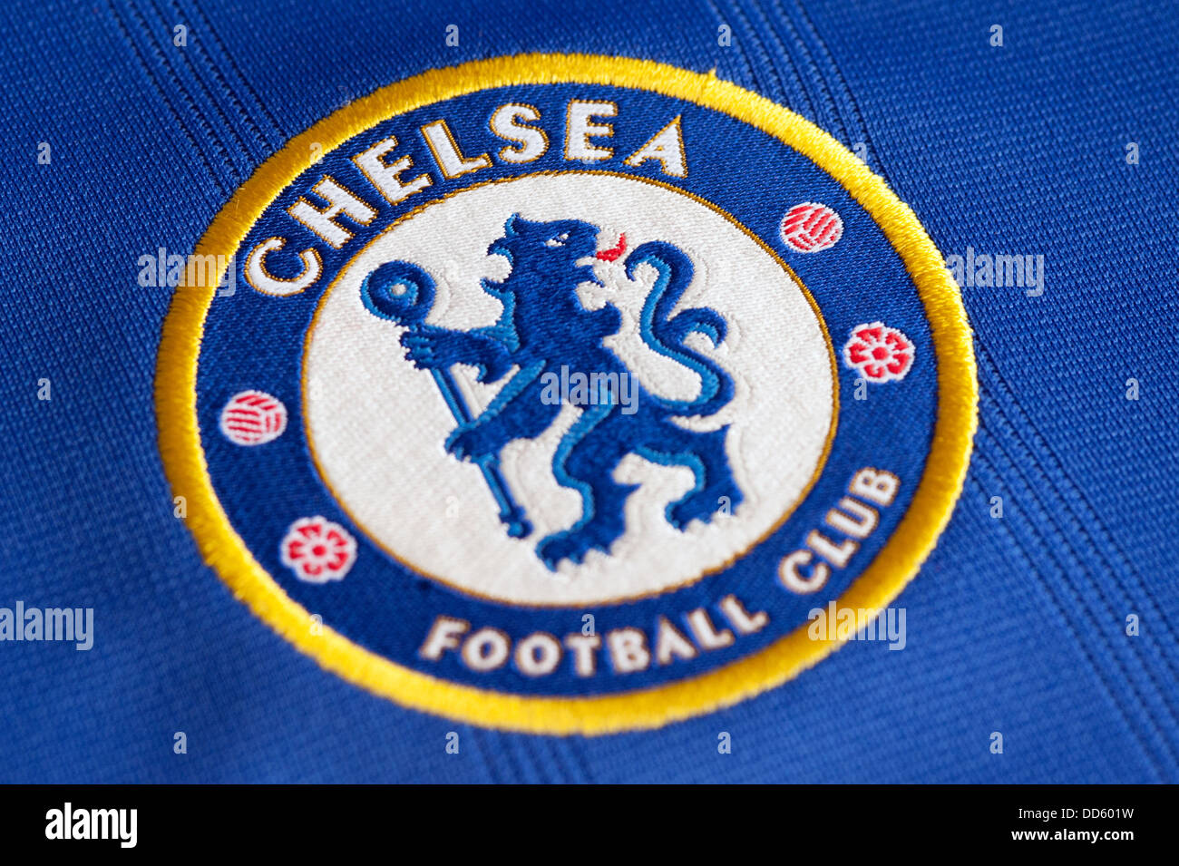 Chelsea FC Club Crest Stock Photo