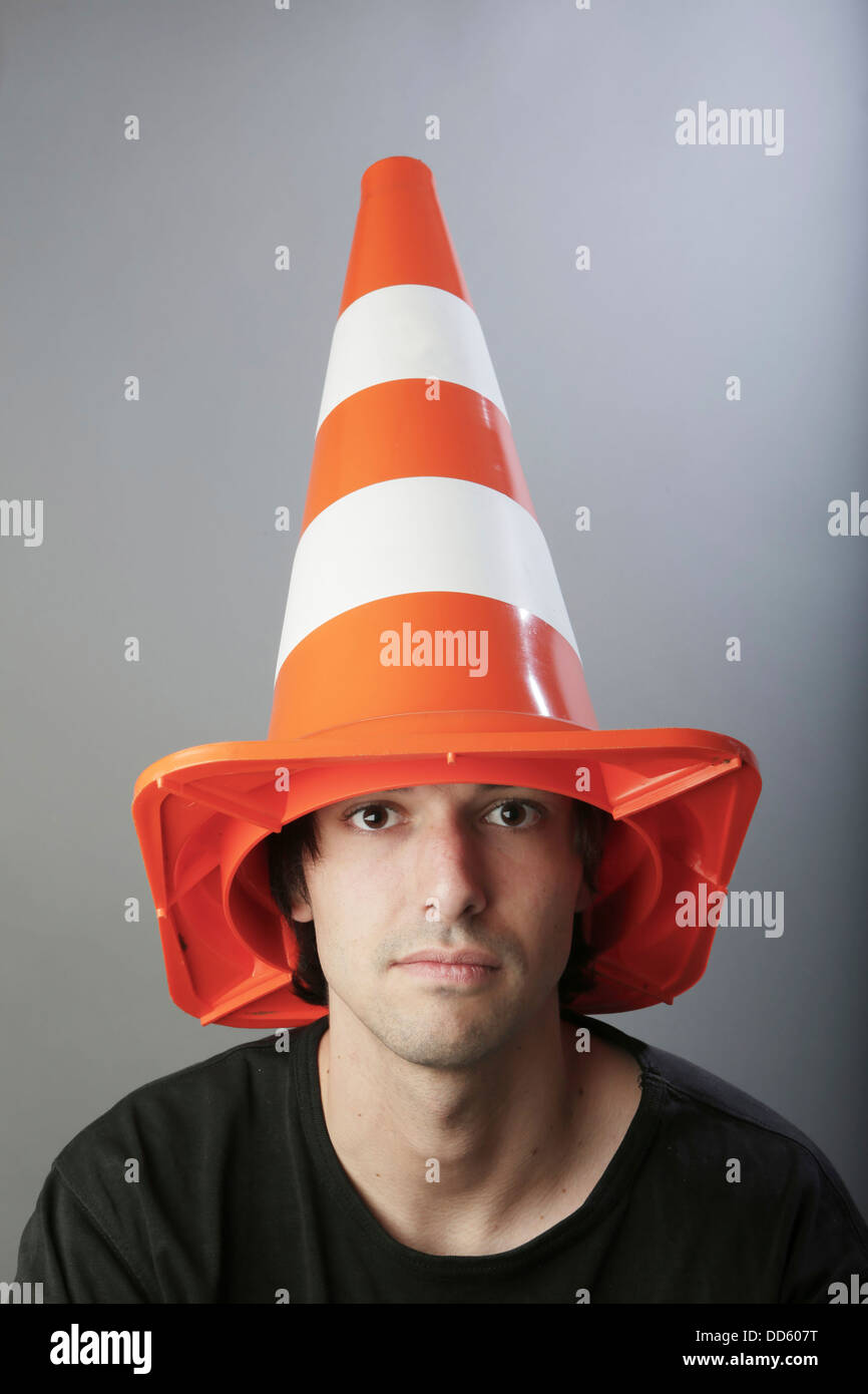 Traffic cone funny hires stock photography and images Alamy