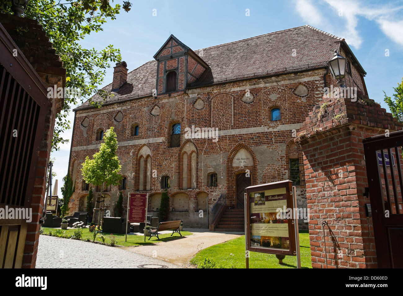 Kanzlei, Tangermünde Castle, Germany Stock Photo