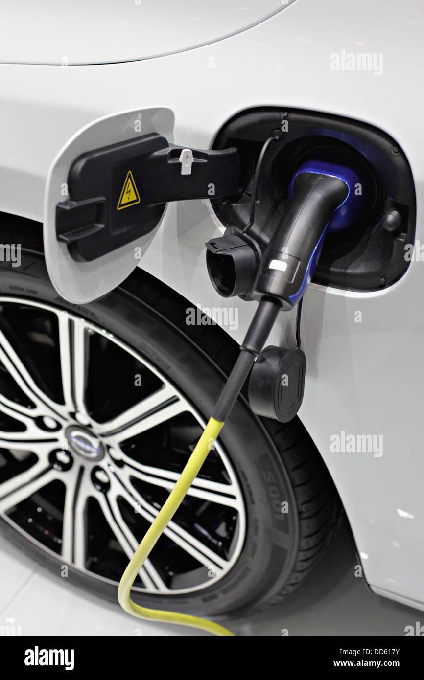 Switzerland, Electric vehicle charging station Stock Photo Alamy