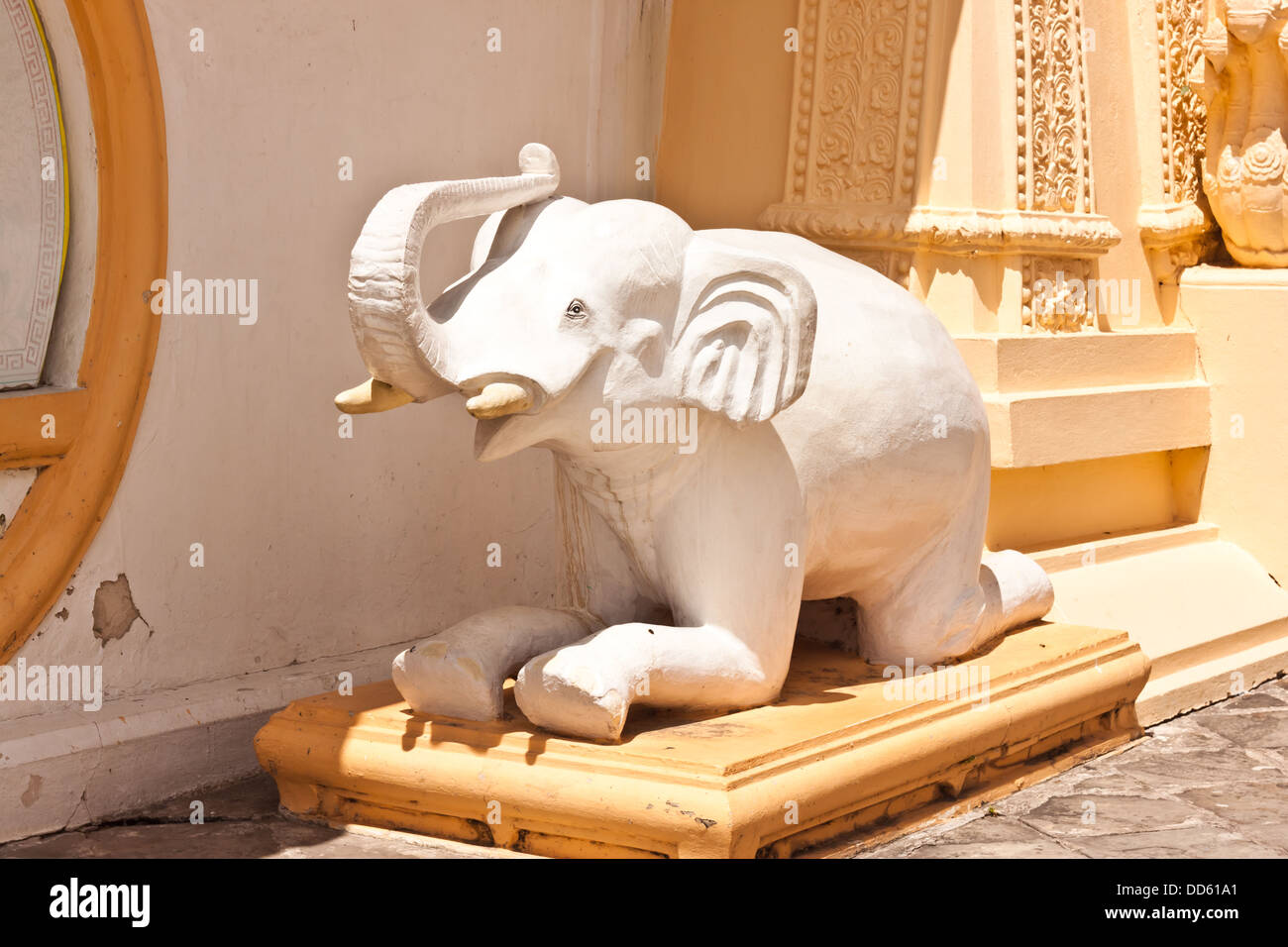 elephant statue in thailand Stock Photo