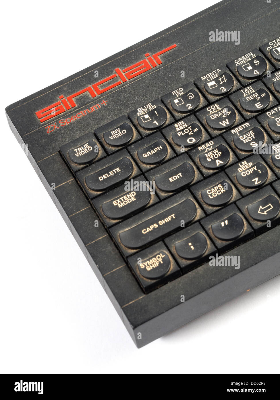 Sinclair ZX Spectrum 128K 1980's home computer Stock Photo