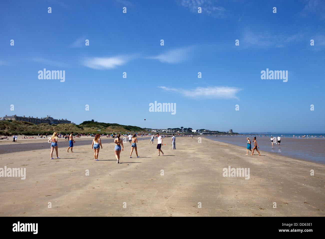 Portmarnock beach Dublin city Ireland Stock Photo Alamy