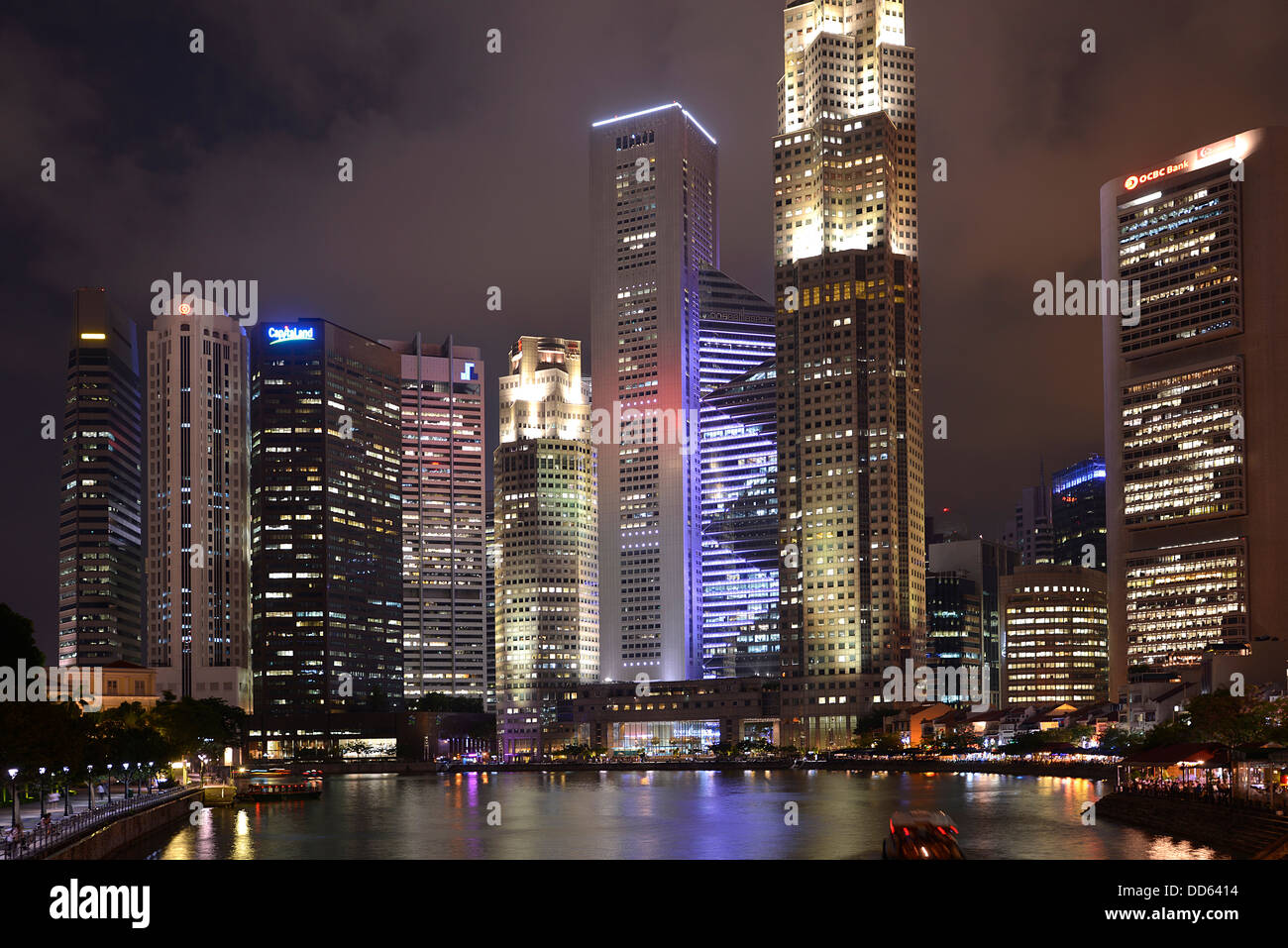 River singapore city hi-res stock photography and images - Alamy