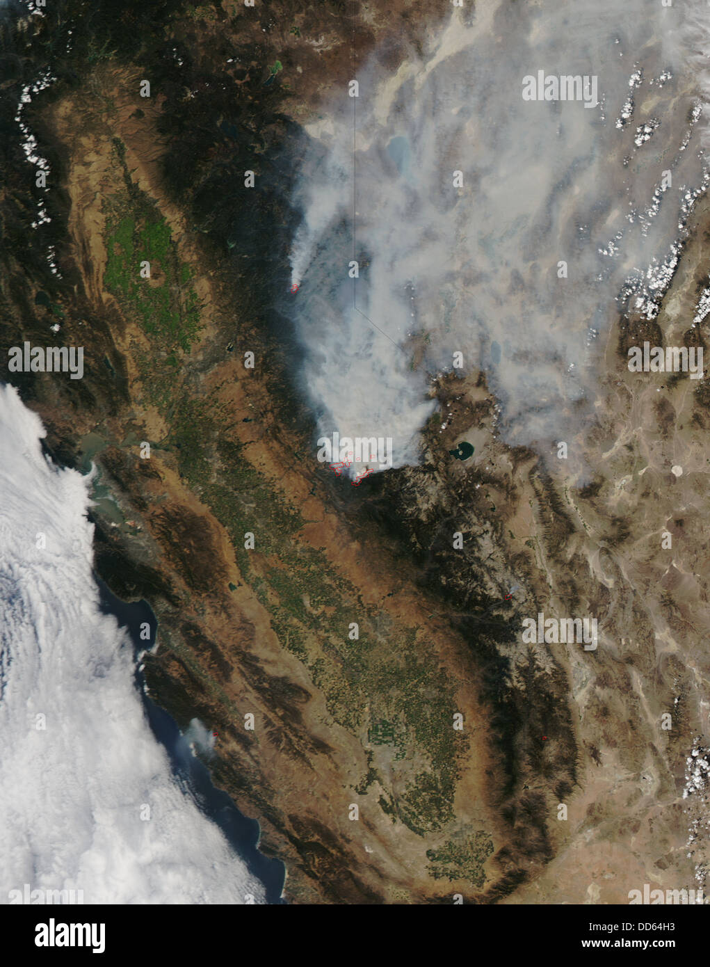 Rim Fire, California Stock Photo Alamy