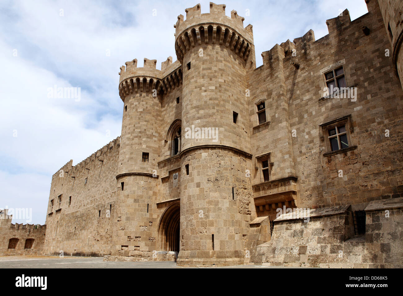 Fortress and Palace of the Grand Masters, UNESCO World Heritage Site, Rhodes  City, Rhodes, Dodecanese, Greek Islands, Greece, Europe - SuperStock