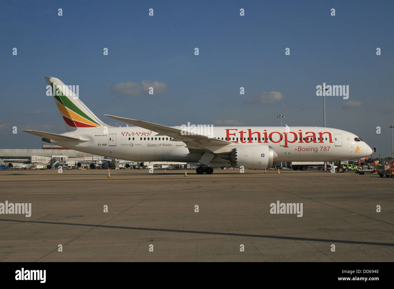ETHIOPIAN BOEING 787 Stock Photo