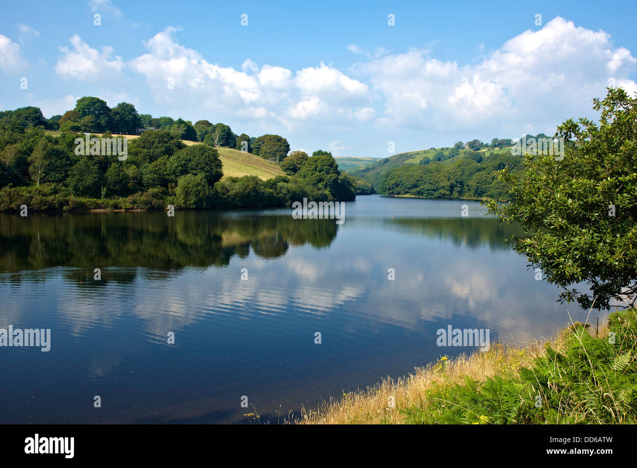 Lliw reservoir in Felindre near Swansea Stock Photo Alamy