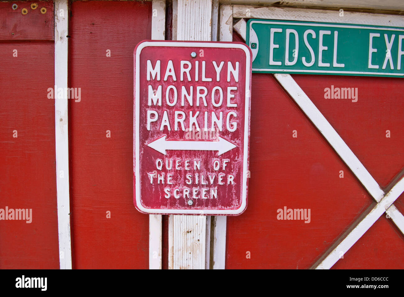sign along historic Route 66, Seligman, Arizona Stock Photo Alamy
