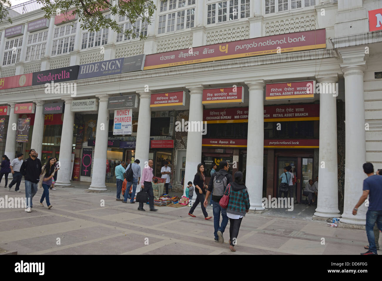 Connaught Place, shopping complex in New Delhi, India was built by the