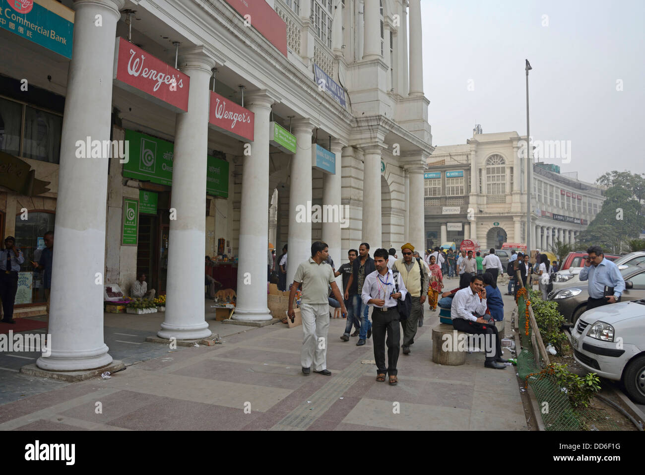 Connaught Place, shopping complex in New Delhi, India was built by