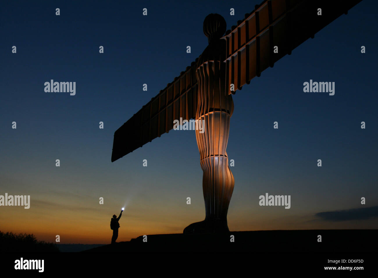 Photograph of the angel of the north hi-res stock photography and ...