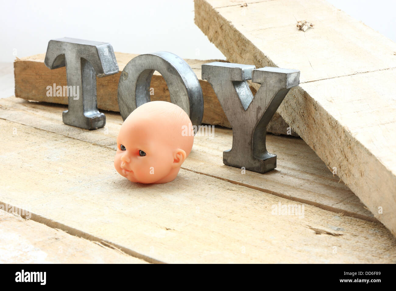 Head and toy Stock Photo Alamy