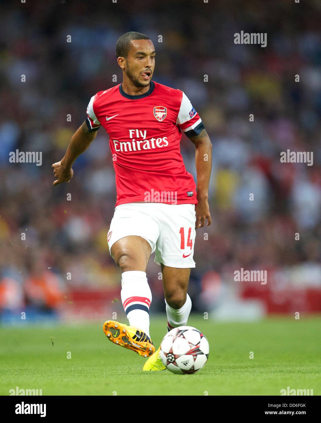 Emirates stadium theo walcott hi-res stock photography and images - Alamy