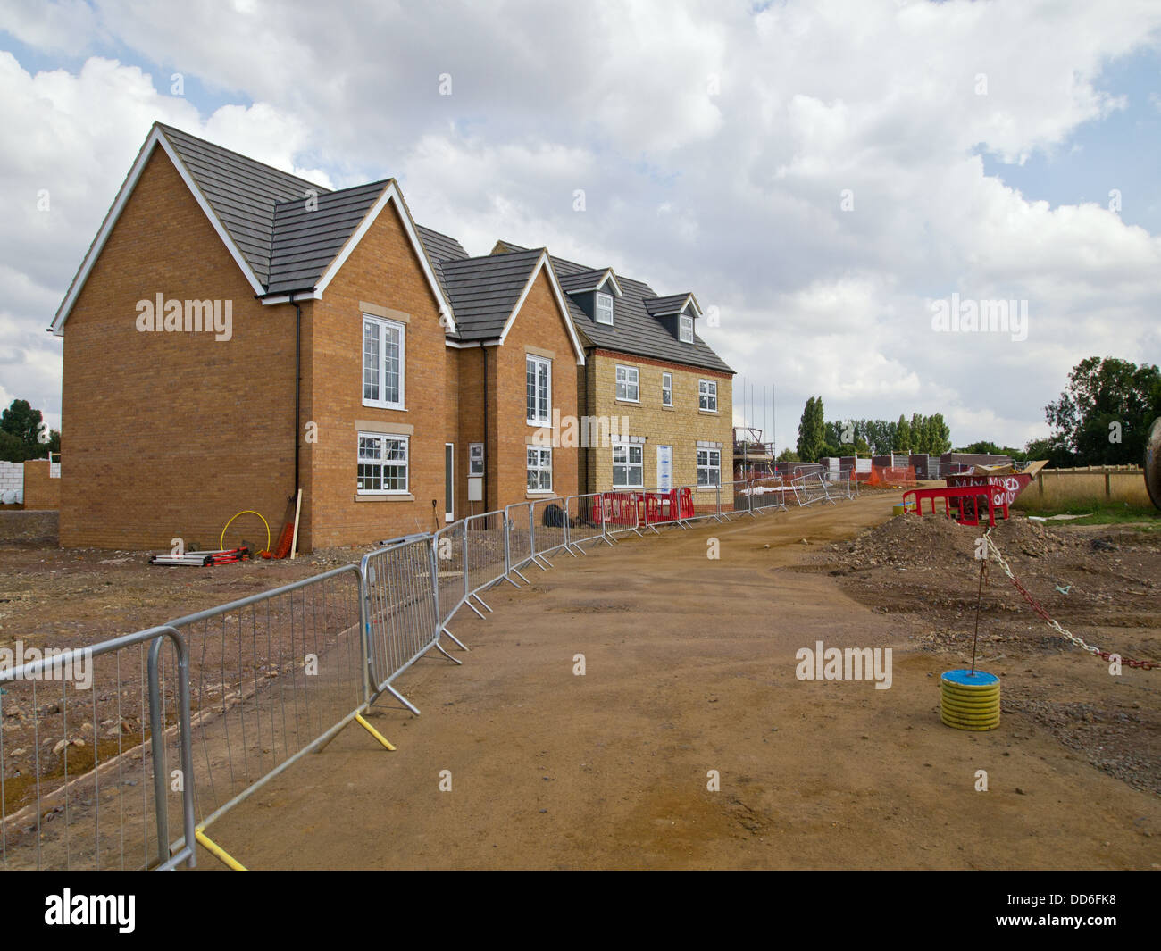 Building site for New Homes under construction Northamptonshire United