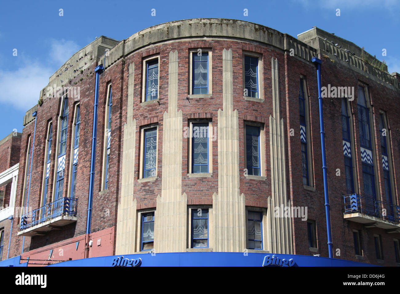 The old Garrick Theatre building in Southport Stock Photo
