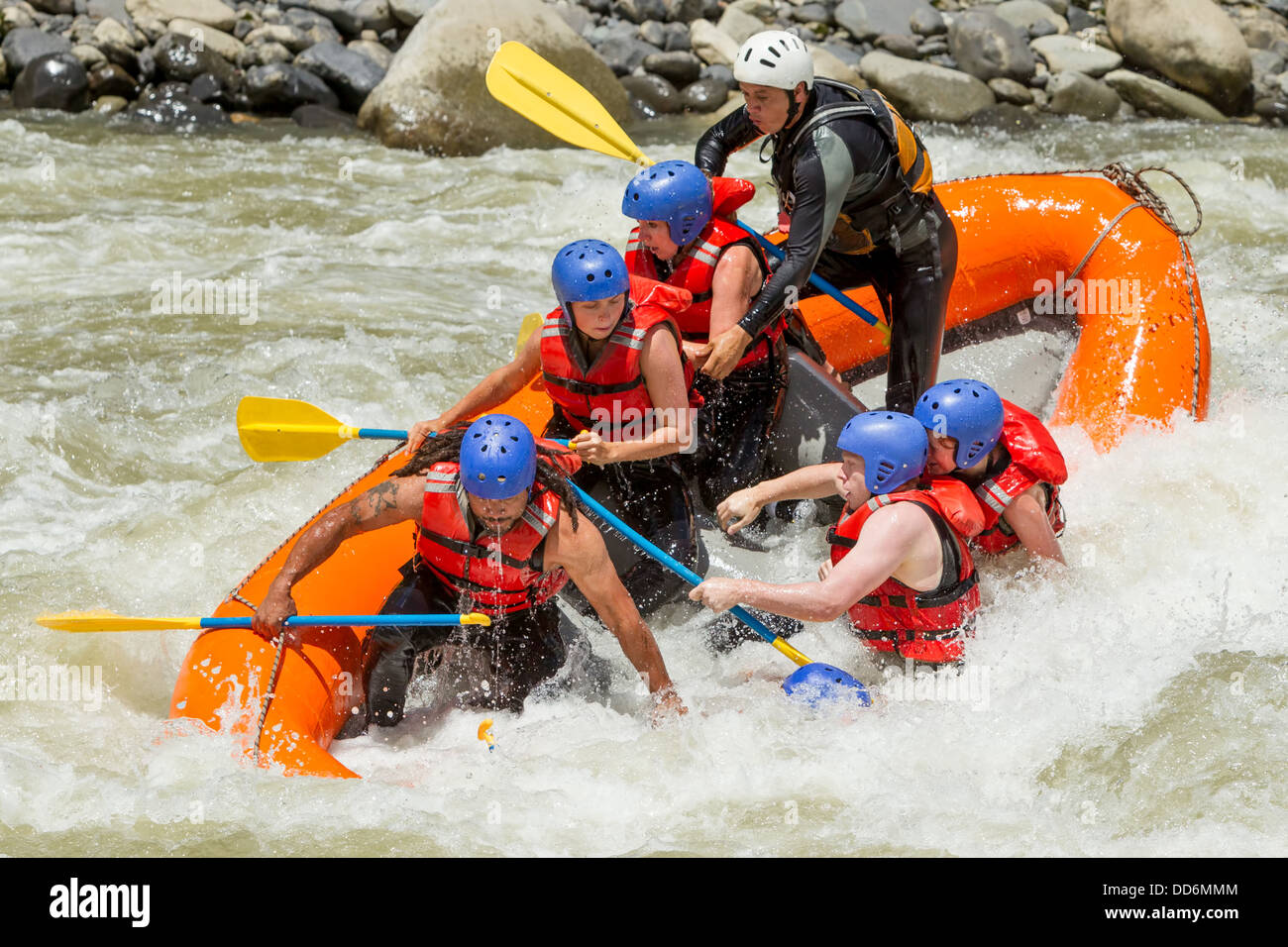 Whitewater rafting wetsuit hires stock photography and images Alamy
