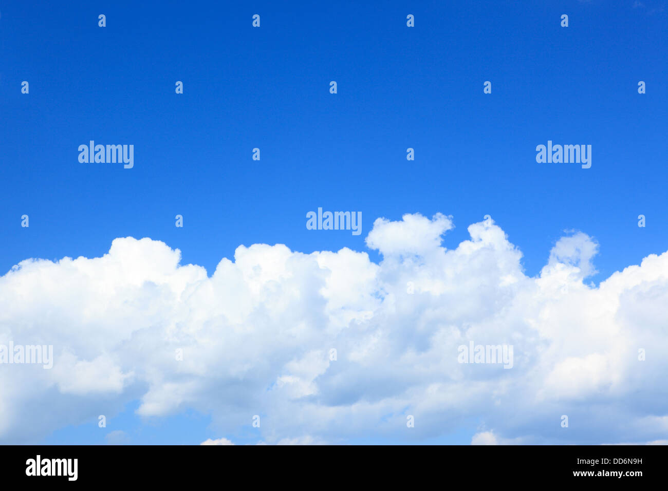 Blue sky with clouds Stock Photo - Alamy
