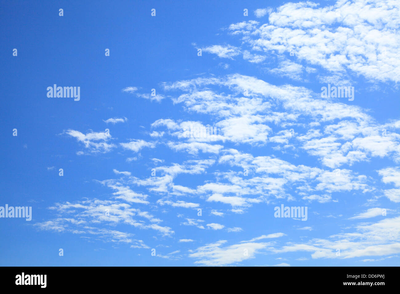 Blue sky with clouds Stock Photo - Alamy