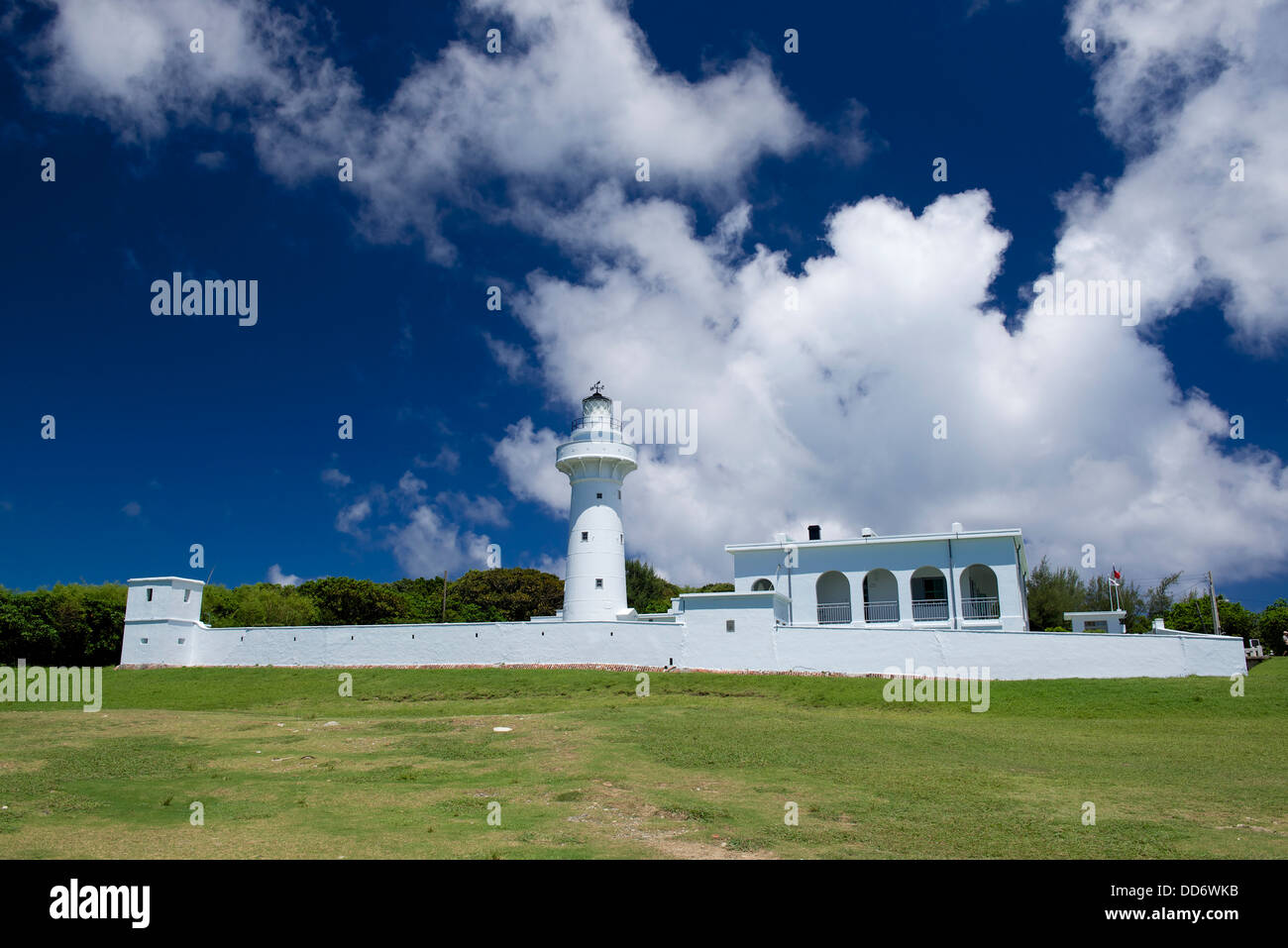Lighthouse In Kenting Taiwan A Popular Beach Resort At The - 
