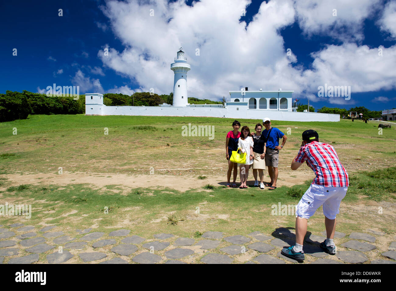 Lighthouse In Kenting Taiwan A Popular Beach Resort At The - 