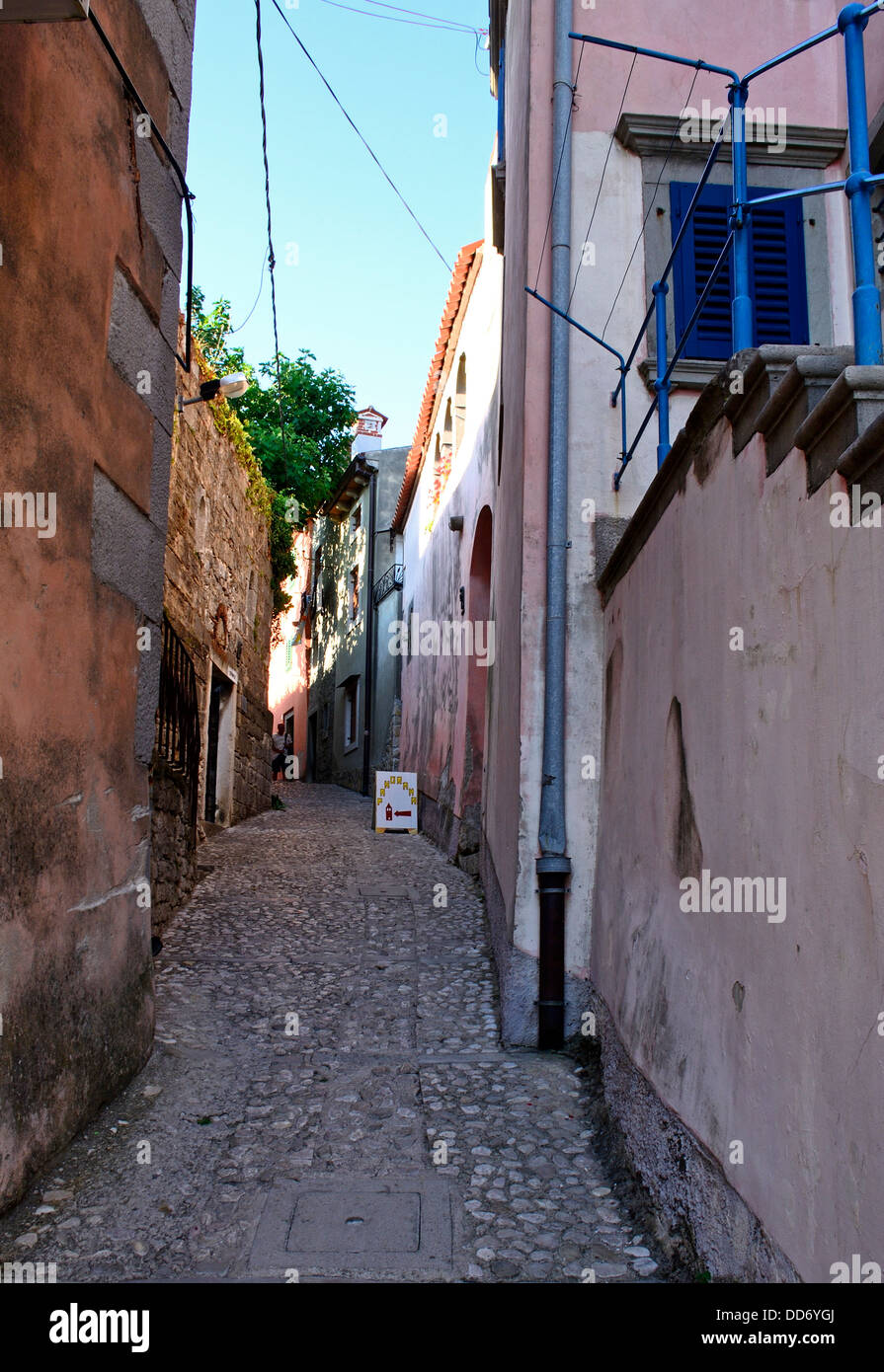 Old Town Labin Istria Croatia Adriatic coast Stock Photo