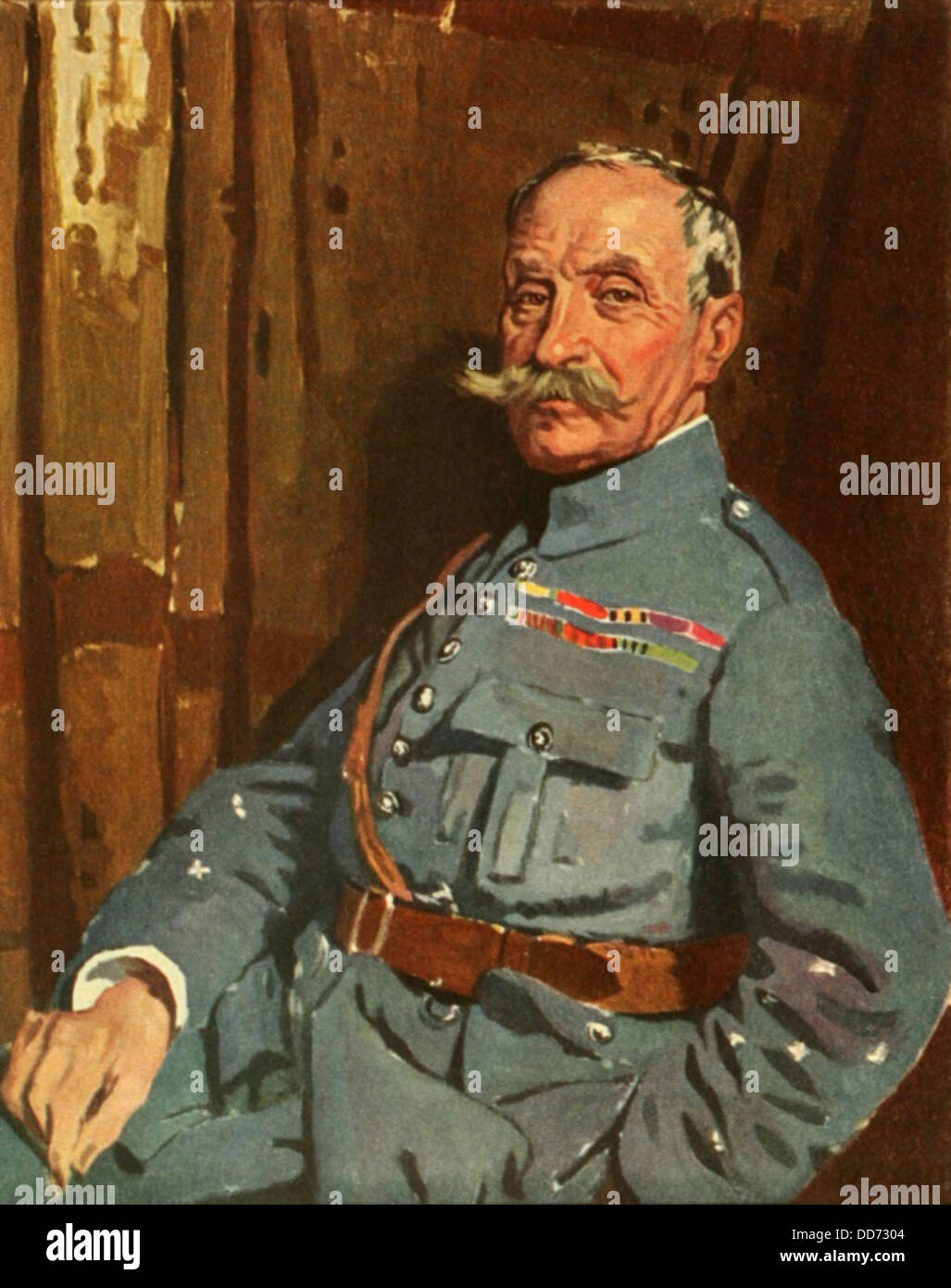Ferdinand Foch, Chief of the General Staff of the French armies in World War 1. Stock Photo