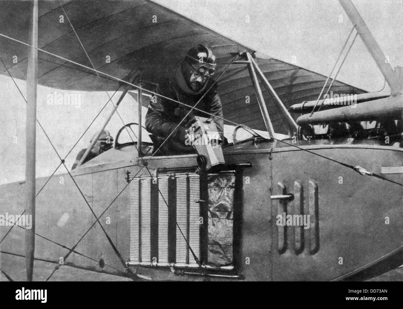 German WW1 observer photographs from an airplane. 1914-18. (BSLOC 2012 4 131) Stock Photo