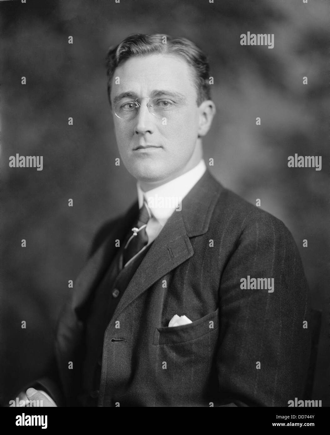 Navy Department staff with Asst. Secretary of the Navy, Franklin