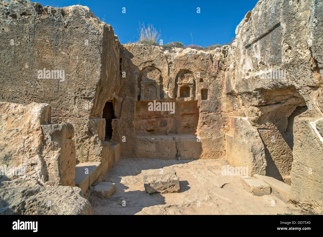 Tombs of the Kings archaeological museum in Paphos on Cyprus Stock Photo Alamy Tombs of the Kings archaeological museum in Paphos on Cyprus Stock Photo Alamy