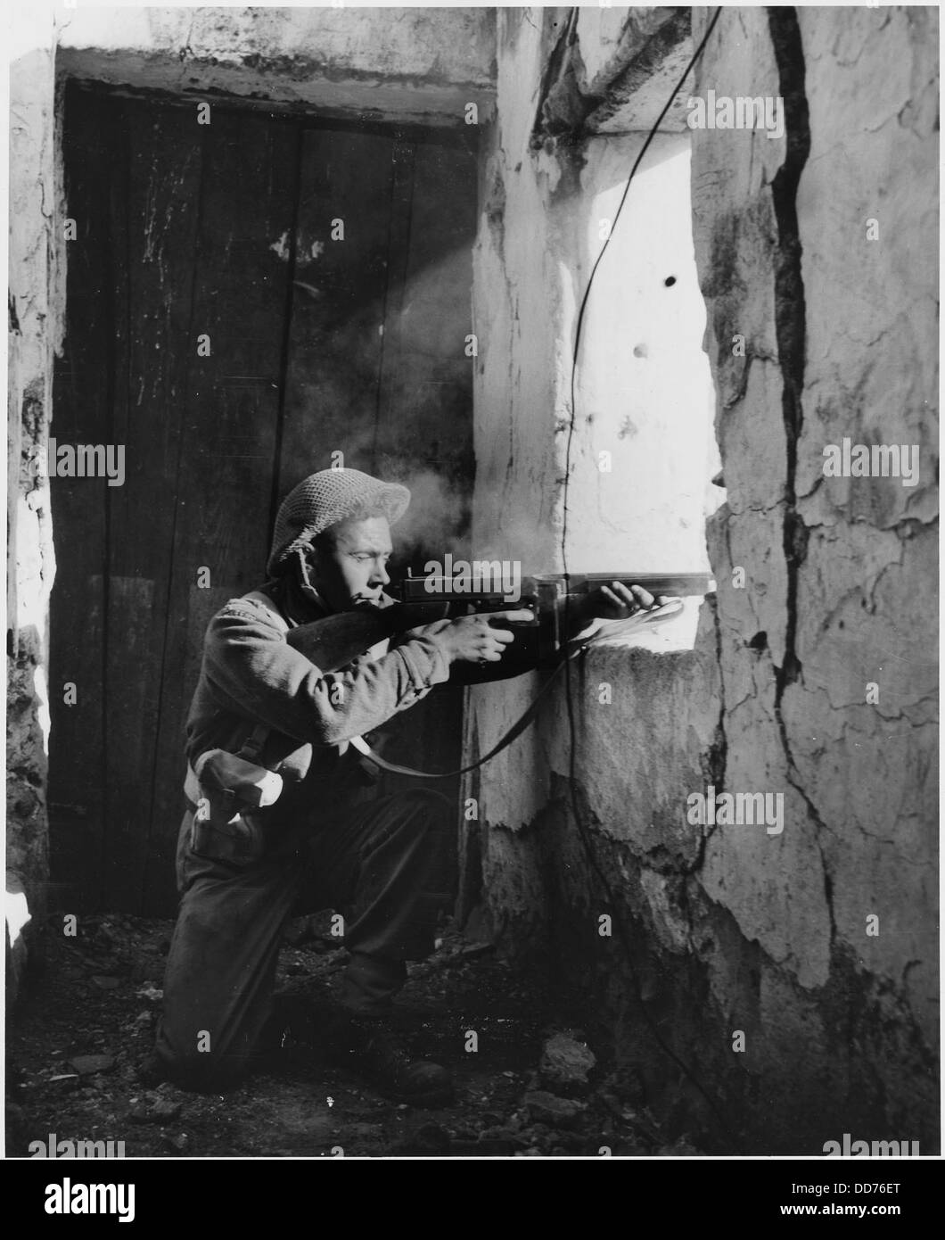A sniper in the town of Cupa, Italy - - 196316 Stock Photo