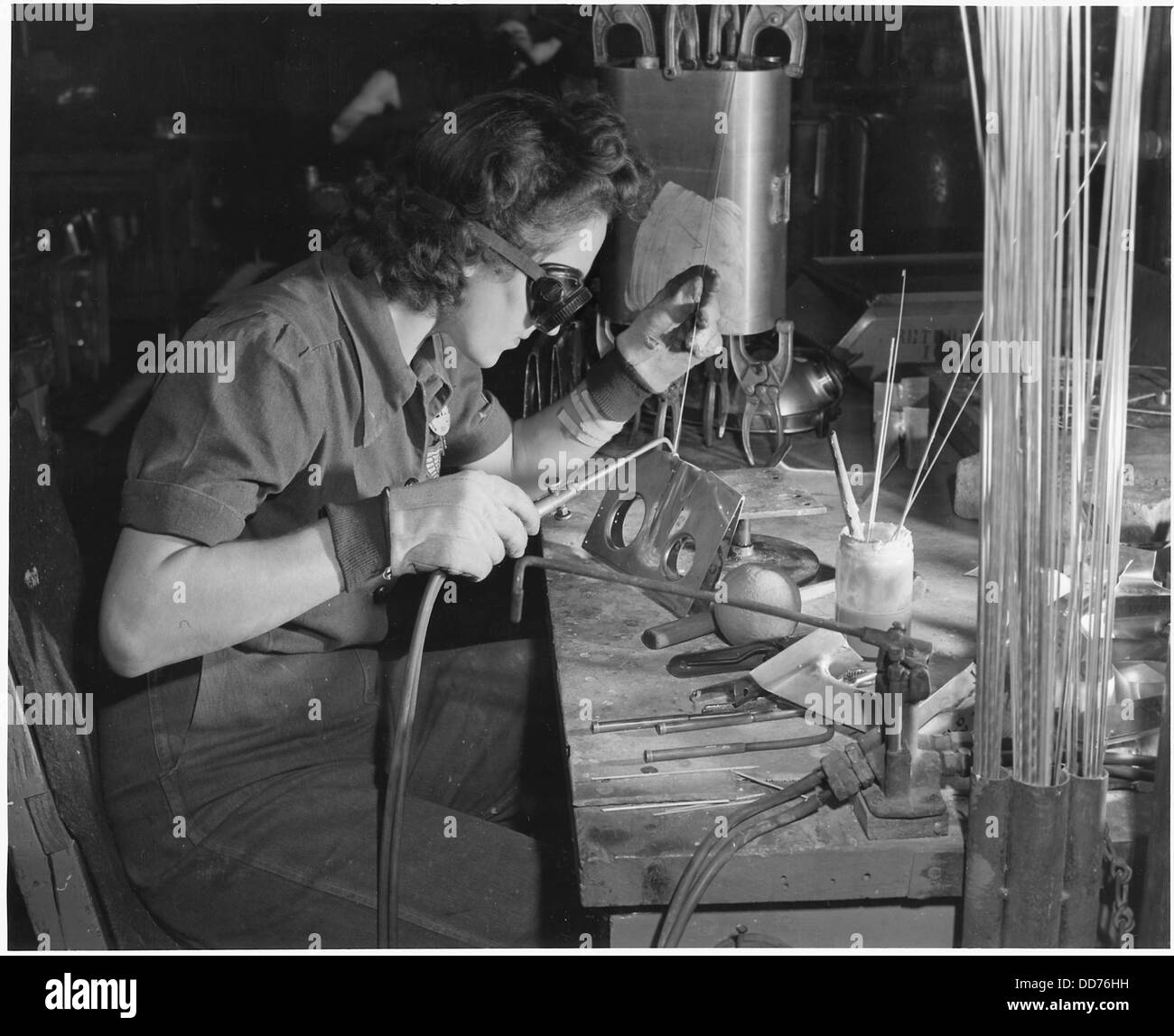 Vintage Welder Black and White Stock Photos & Images - Alamy