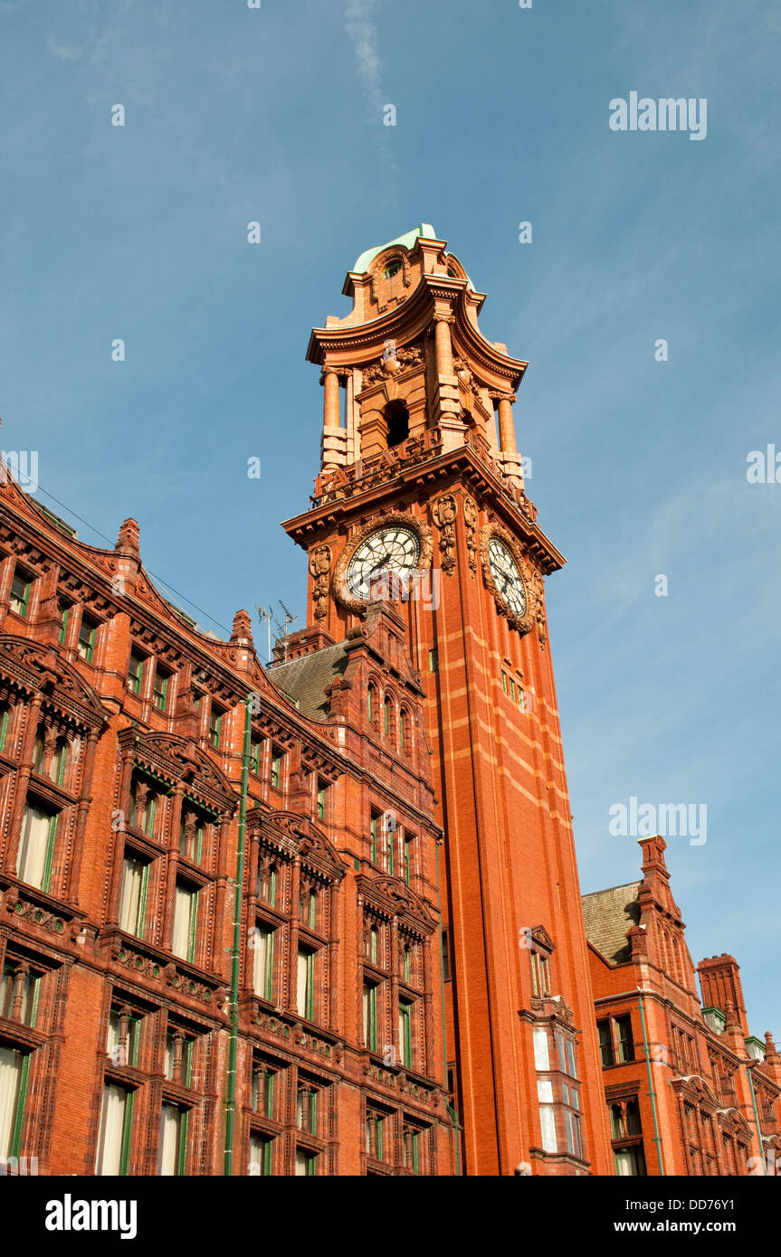 The Principal Manchester, former, Palace Hotel, a red brick Victorian building, Manchester, UK