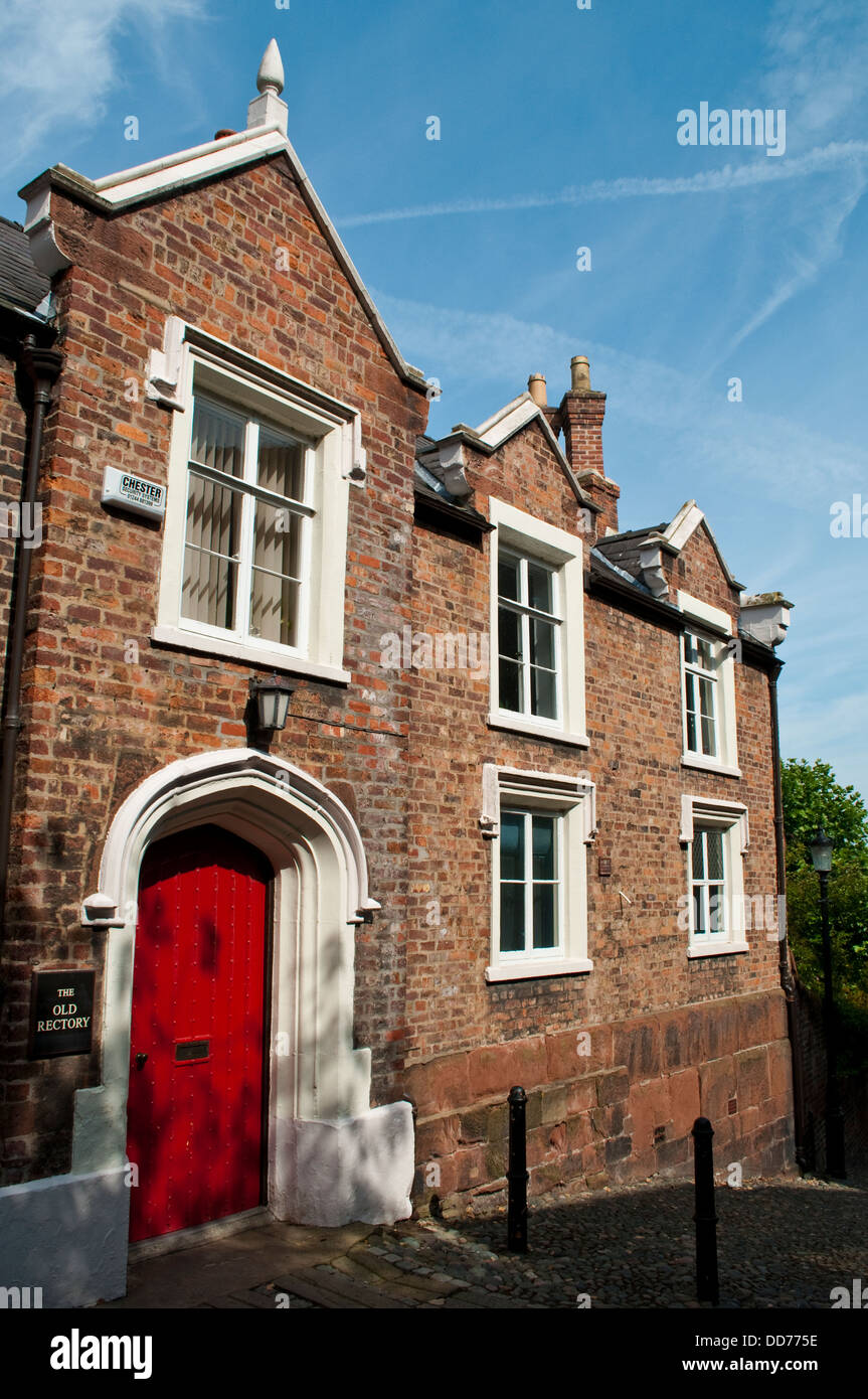 Old Rectory, St Mary's Hill, Chester, Cheshire, UK Stock Photo