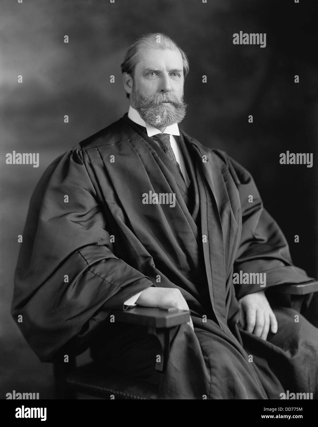 Charles Evans Hughes was Supreme Court Associate Justice, from 1910-16. He stepped down in 1916 to run unsuccessfully for Stock Photo