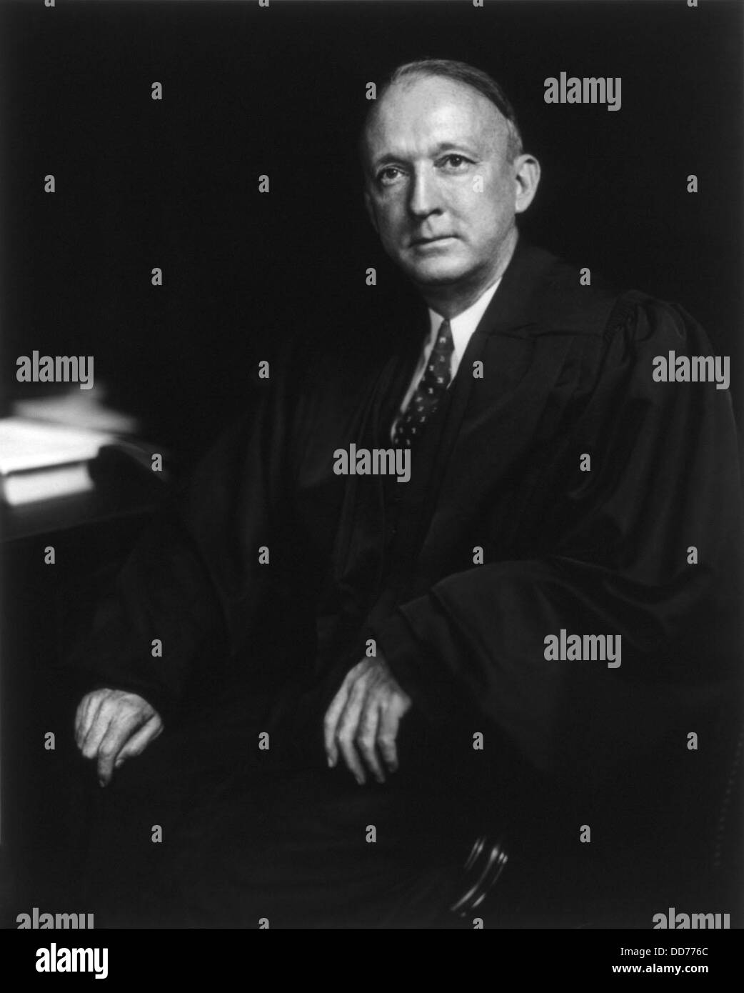 Hugo Black, Supreme Court Justice nominated by FDR in 1937. He was the first Court nominee since 1853 to have his appointment Stock Photo