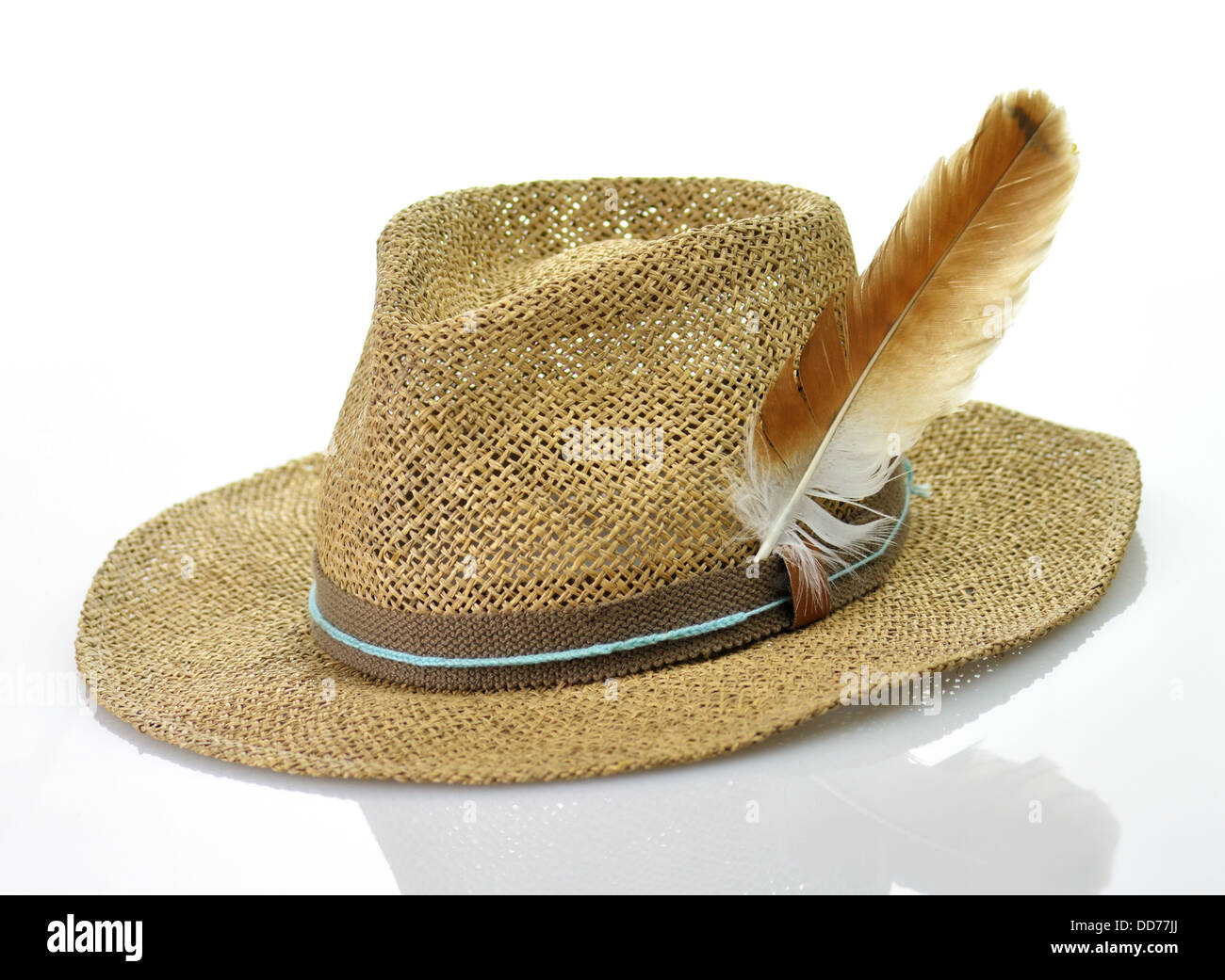 Cowboy hat feather hi-res stock photography and images - Alamy