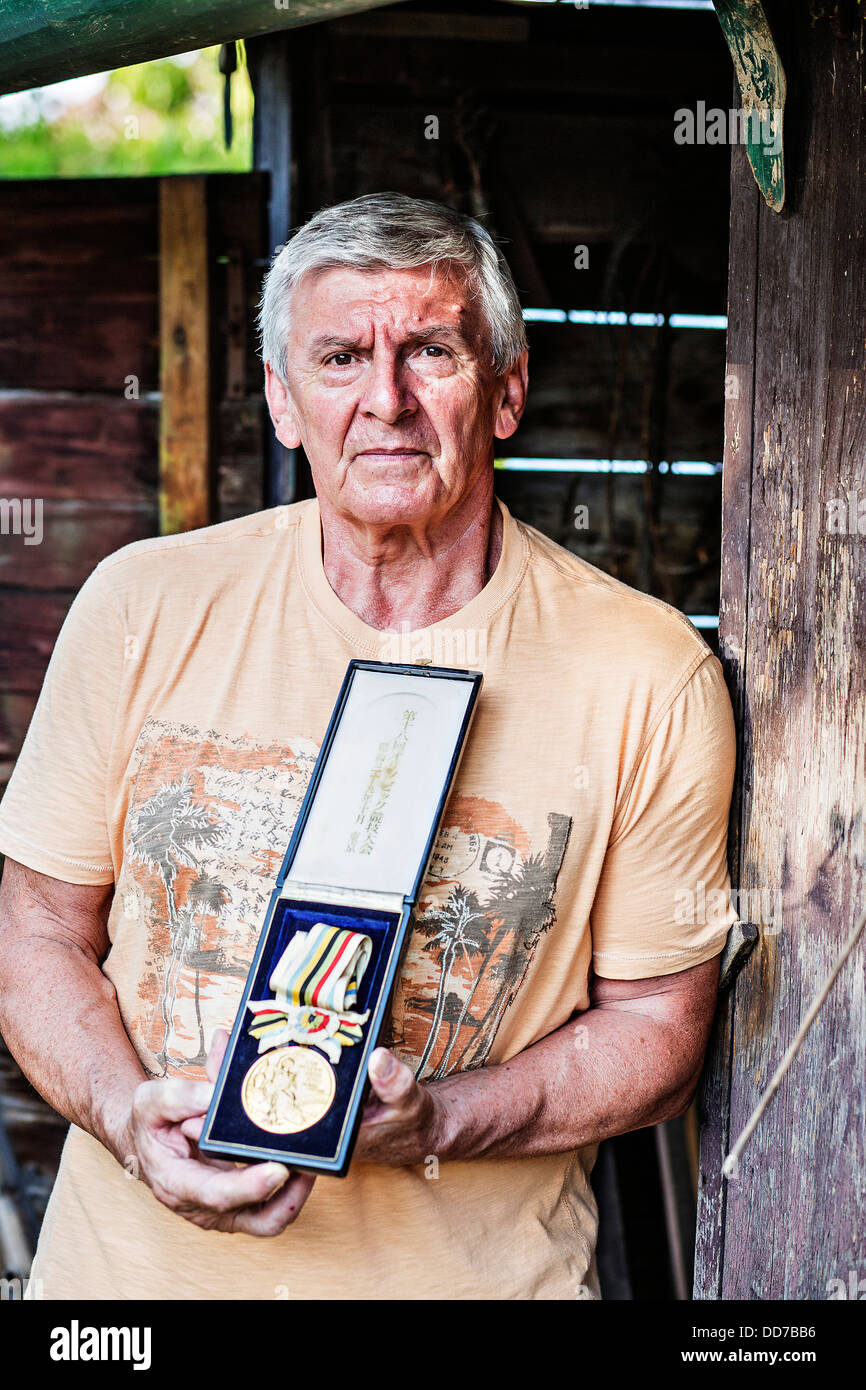 Hans ZDRAZILA, weightlifter, Golden olympic medal, Olympic Games winner
