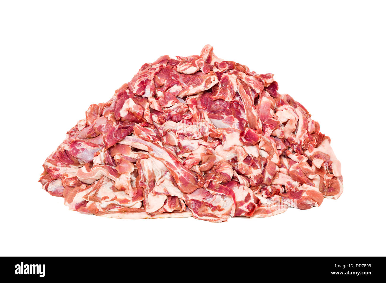 Stack of meat Stock Photo