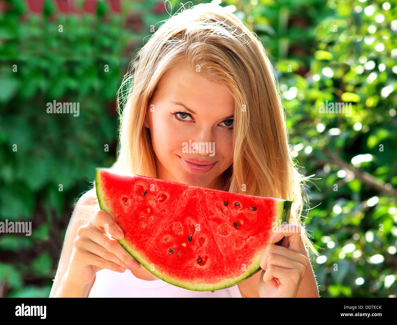 Watermelon melon smile hires stock photography and images Alamy