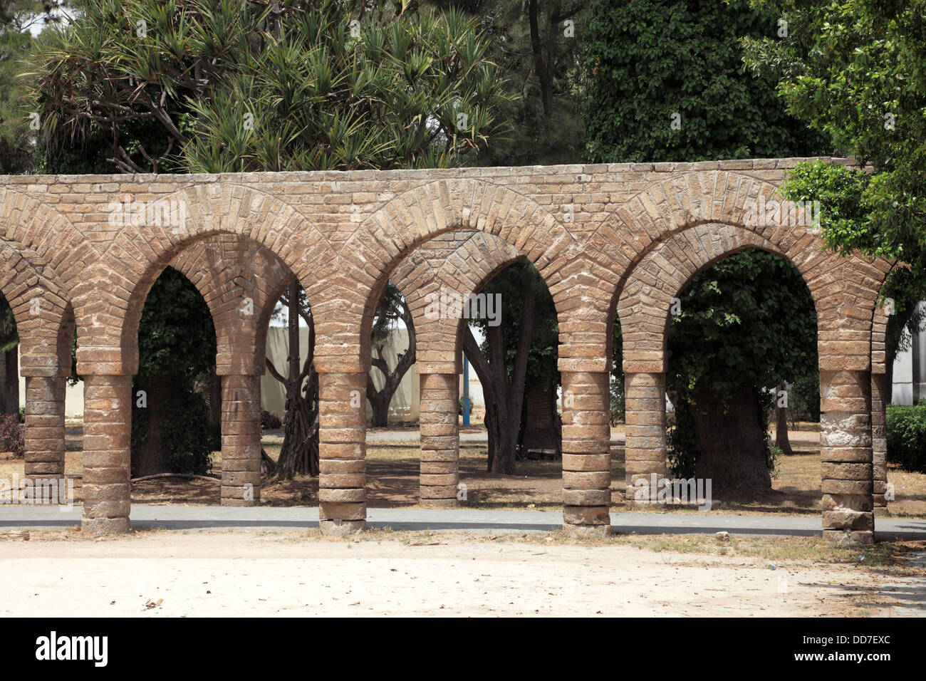 Ancient archway in Casablanca, Morocco Stock Photo